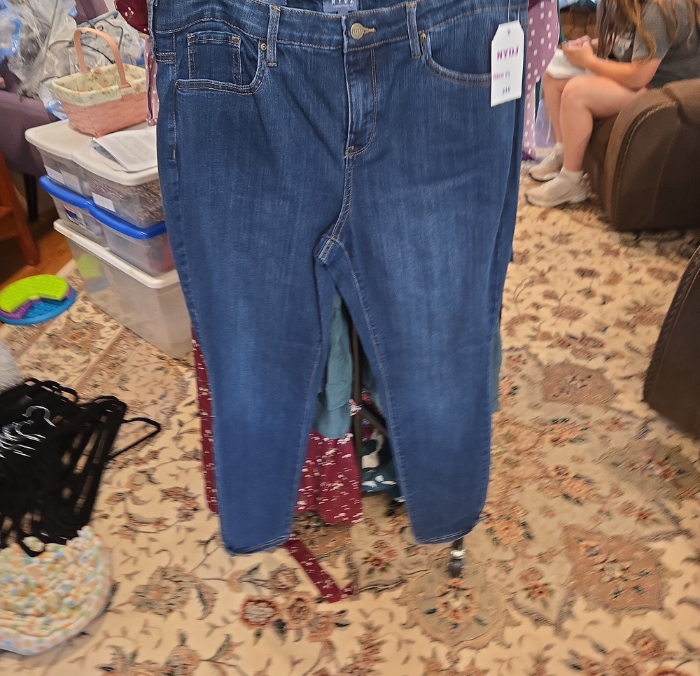 NYDJ Women's Dark Blue Ankle Jeans